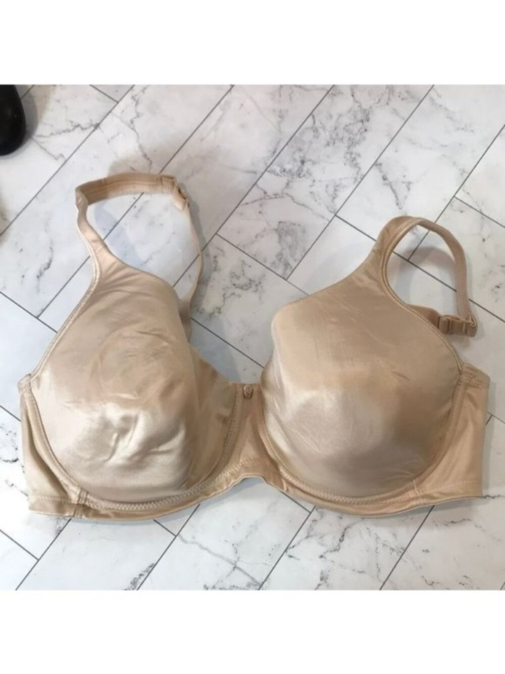 Playtex Womens Side Smoothing Bra Nude UNDERWIRE PLUS SIZE 36DD